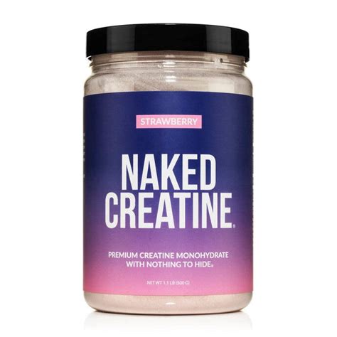 naked creatine|Strawberry Creatine Monohydrate Powder